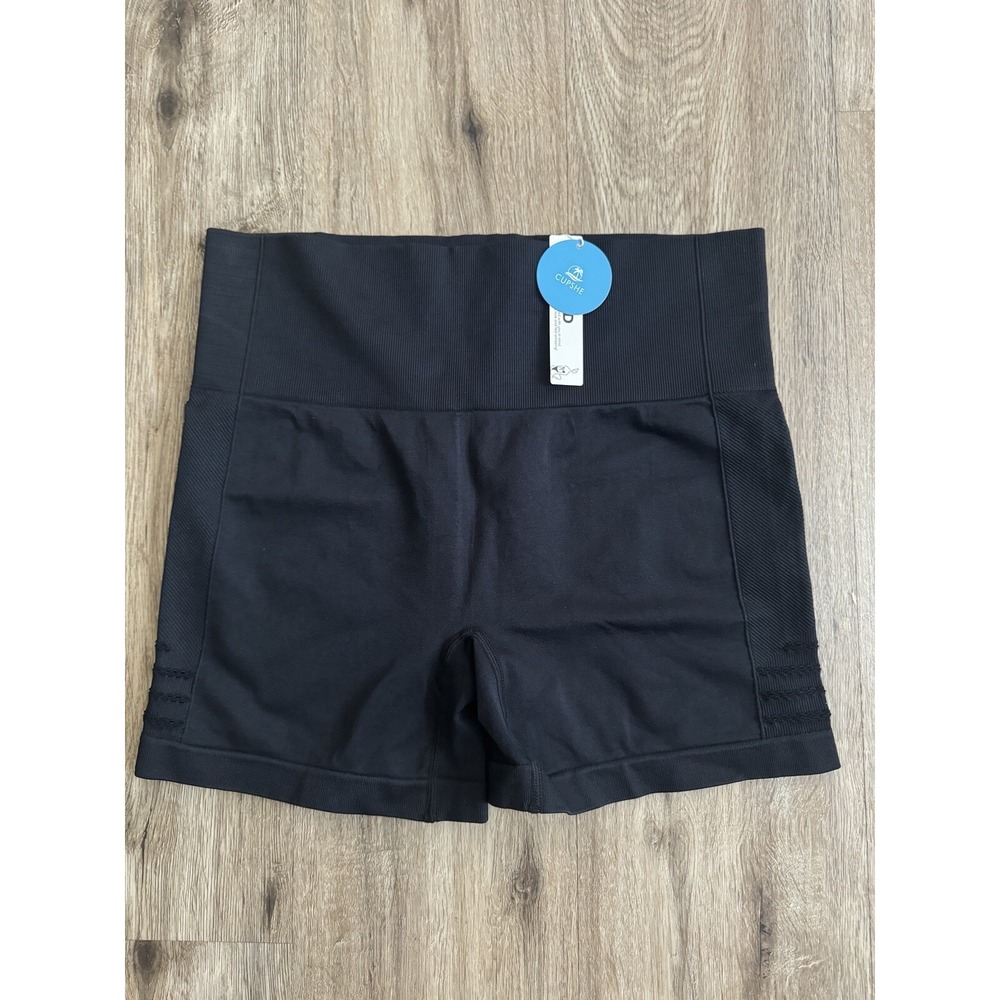 NWT Cupshe‎ Soft Smoothing Seamless Shorts High-Rise Shapewear Fitted Sz Large